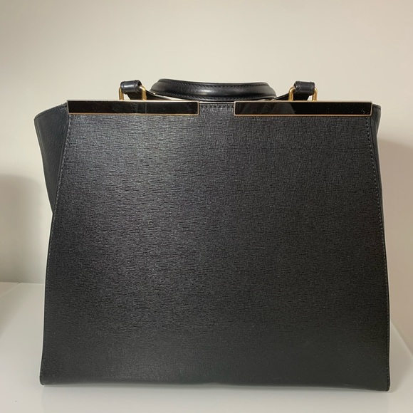 Fendi 3 Jours Trapeze Wing Leather Tote - Picture 5 of 15